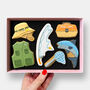 Personalised Fishing Father's Day Letterbox Iced Cookies, thumbnail 1 of 10