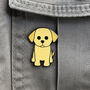 Labrador Puppy Enamel Pin Badge, thumbnail 6 of 8