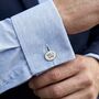 Personalised Number One Dad Cufflinks For Father's Day, thumbnail 2 of 8