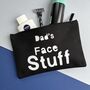 Father's Day Face Stuff Storage Pouch, thumbnail 1 of 4