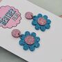 Daisy Flower Earrings, thumbnail 9 of 12