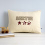 Personalised Star Name Cushion Gift For Him, Dad Or Grandad, thumbnail 6 of 12
