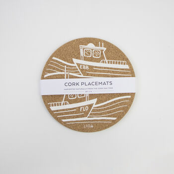 Cork Placemats And Coasters | Ebb And Flo, 5 of 7