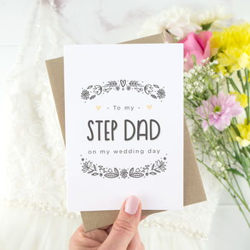To My Dad Wedding Day Card, 3 of 8