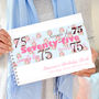 Personalised 75th Birthday Guest Book, thumbnail 1 of 7