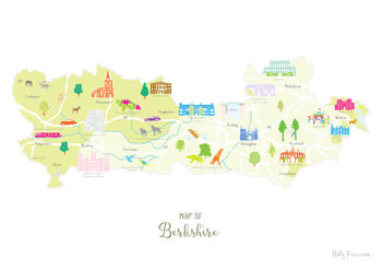 Map Of Berkshire, 6 of 7