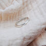 Personalised Silver Eternity Stacking Ring, thumbnail 5 of 10