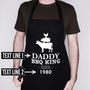 Personalised Father's Day Bbq Apron, thumbnail 2 of 10
