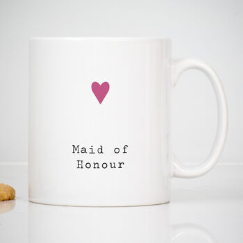 Maid Of Honour Teacup And Saucer Wedding Gift, 4 of 6