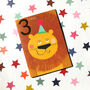 Gold Foiled Lion 3rd Birthday Card, thumbnail 4 of 5