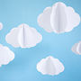Cloud Shaped Hanging Decorations, thumbnail 1 of 2