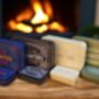 Firelighter And Match Tin Set Fireside Storage Iron Accessories Home Homewarming In Blue, thumbnail 6 of 12