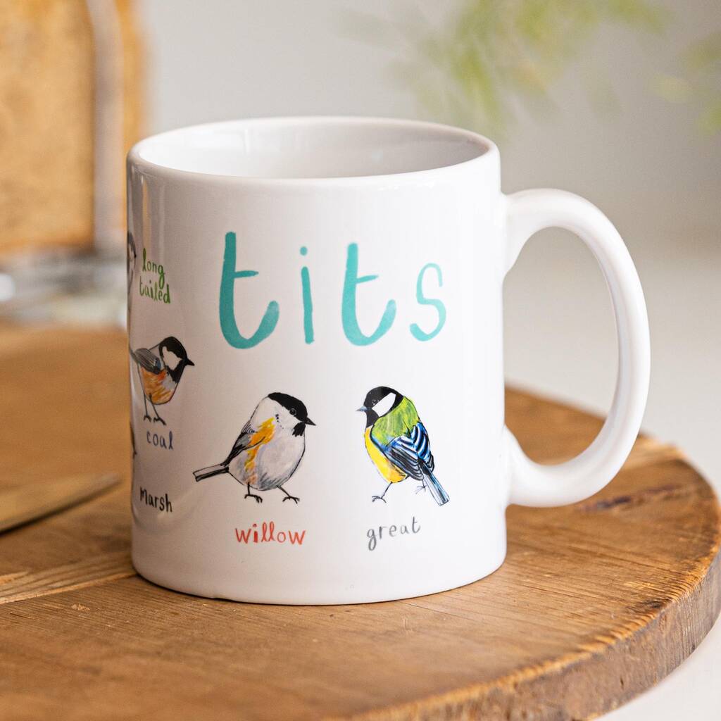 'Tits' Bird Mug, 1 of 7
