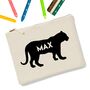 Personalised Animal Icon Zip Up Pencil Case, thumbnail 3 of 12