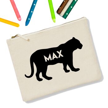 Personalised Animal Icon Zip Up Pencil Case, 3 of 12