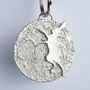 Boxing Hare And Moon Pewter Key Ring Gifts, thumbnail 1 of 9