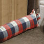 Country Tartan Fabric Draught Excluder, thumbnail 7 of 7