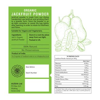 Organic Green Jackfruit Powder Gut Health Soluble Fiber, 2 of 10