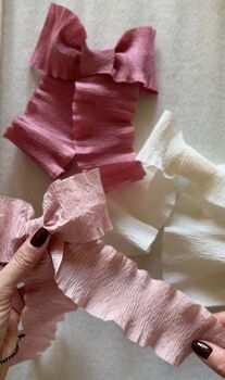 Paper Crepe Bow Decorations, 3 of 6