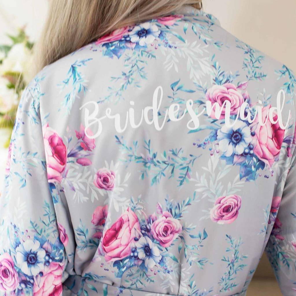 personalised white robe