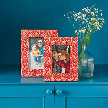 Vidya Red Photo Frame, 4 of 5