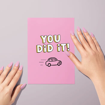 Just Passed Driving Test Congratulations Card, 6 of 7