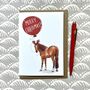 Horse Christmas Card, thumbnail 1 of 2