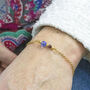 Mother And Child Beaded Birthstone Chain Bracelet, thumbnail 3 of 9