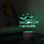 Personalised Halloween LED Light Up Sign, thumbnail 4 of 6