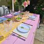 Yellow And Pink Scallop Placemat, thumbnail 4 of 4