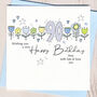 Personalised Special Age Floral Birthday Card, thumbnail 1 of 4