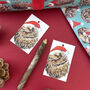 Hedgehog Christmas Wrapping Paper, thumbnail 11 of 12