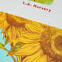 Sunflower Risograph Print, thumbnail 3 of 4