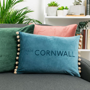 Favourite Place Personalised Velvet Cushion, 2 of 9