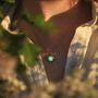 Turquoise Solis Mint Green Glowing Pendant Necklace With Uv Keyring Torch, thumbnail 1 of 12
