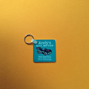 Personalised 'Dad's Taxi' Key Ring, 10 of 10