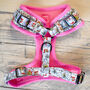 Pink Flower And Bee Dog Harness, thumbnail 5 of 10