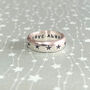 Wide Sterling Silver Star Ring, thumbnail 1 of 2