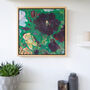 Framed 'Deep Summer' Floral Painting, thumbnail 1 of 4
