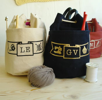 Personalised Craft Project Ditty Bag, 2 of 5