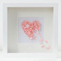 Baby Loss 3D Pink Butterfly Heart Memorial Picture, thumbnail 3 of 3