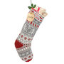 Personalised Traditional Knitted Christmas Stocking, thumbnail 2 of 7