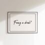 Fancy A Drink Kitchen Print, thumbnail 1 of 6