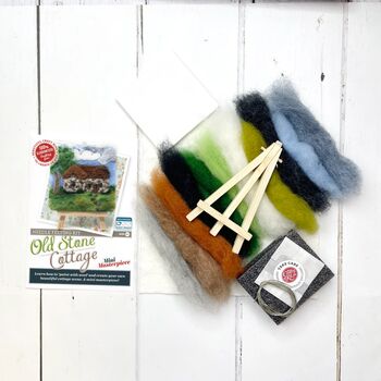 Ckc Crafty Cottages Needle Felting Bundle, 9 of 9