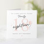 Personalised Special Friend 18th Birthday Card, thumbnail 1 of 3