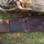 Personalised Brown Leather Wallet Trifold Rfid, thumbnail 6 of 11