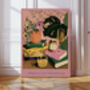 Chapters And Chardony Book Art Print, thumbnail 1 of 5