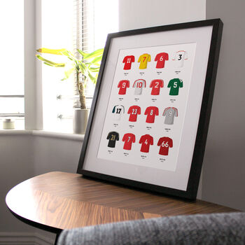 Classic Kits Football Team Print, Unframed, 6 of 12