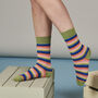 Women's Organic Cotton Patterned Socks, thumbnail 1 of 8