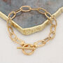18ct Gold Plated Or Sterling Silver Link Chain Bracelet, thumbnail 3 of 4
